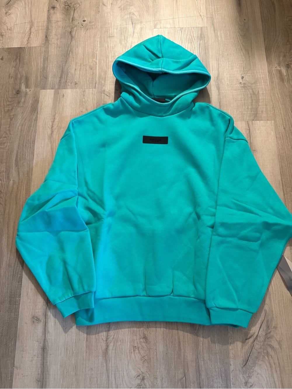 Essentials Teal Crewneck Hoodie - Solid Teal